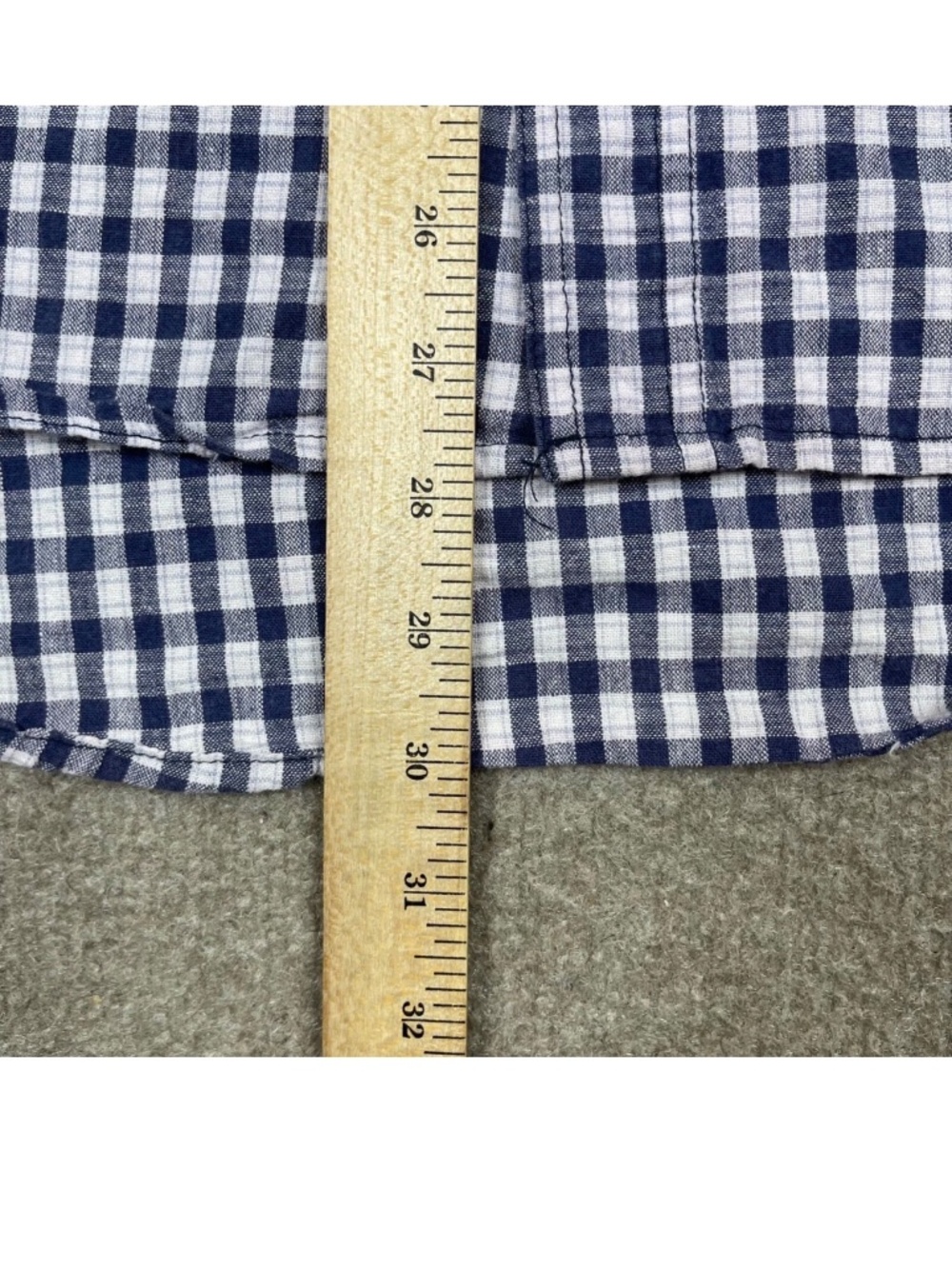 Vintage 90s Abercrombie & Fitch Button Up Shirt Men's Size L Purple Long Sleeve - Picture 5 of 5